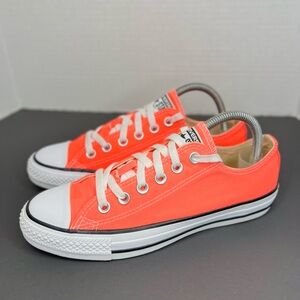 Converse CTAS All Star Womens Size 7.5 155736F Bright Neon Orange CLEAN! No box
